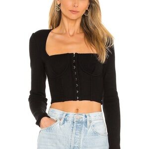 NWOT Jonathan Simkhai crop top knit